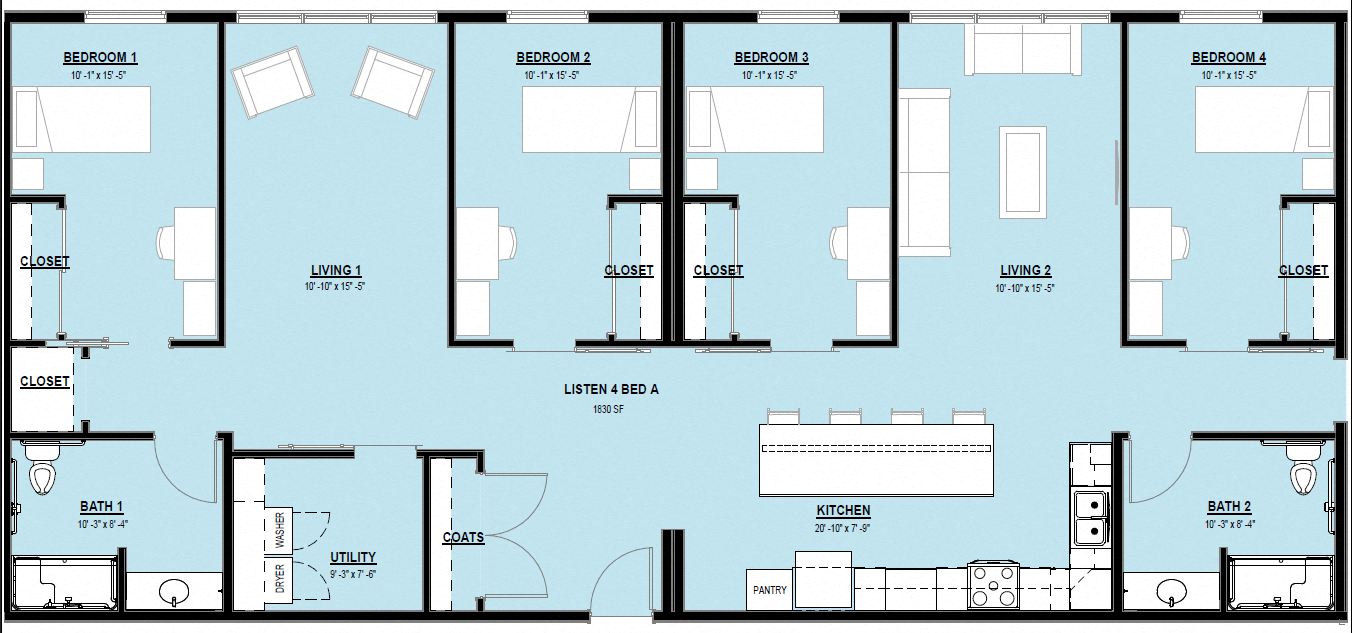 Suite A Floorplan